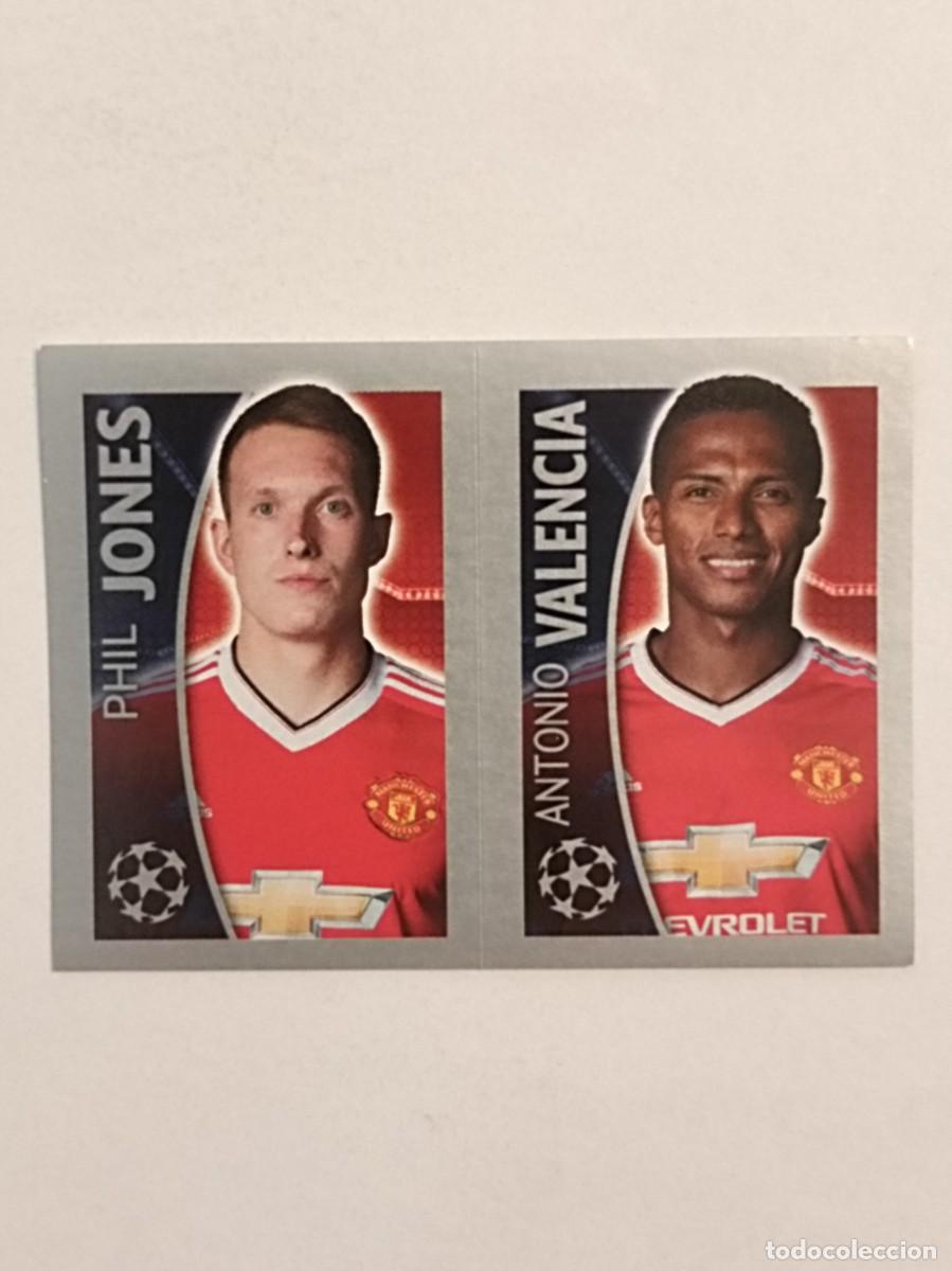 Cromos de F&uacute;tbol: #117 JONES-VALENCIA (MANCHESTER UNITED) UEFA CHAMPIONS LEAGUE 2015/2016 TOPPS