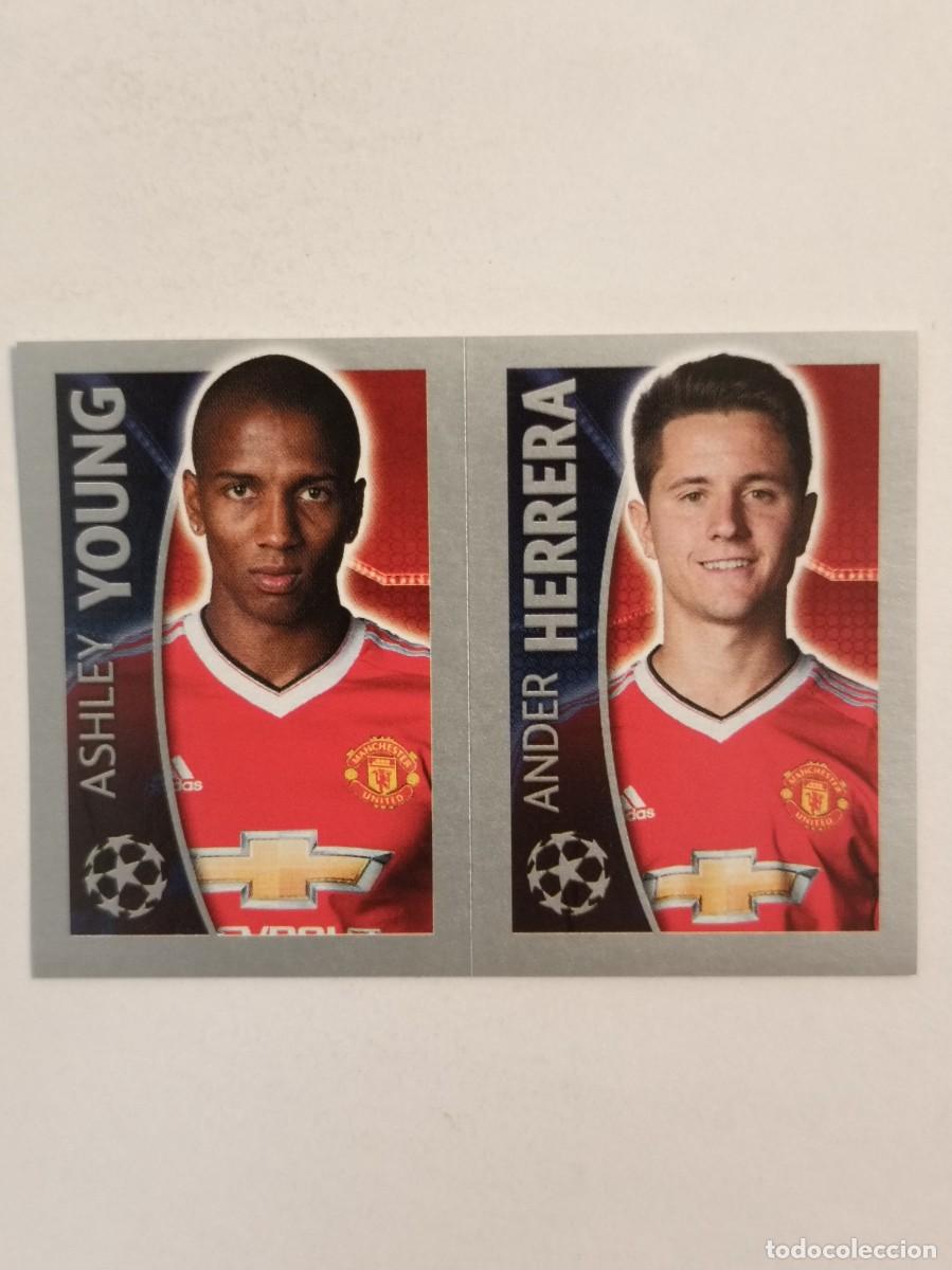 Cromos de F&uacute;tbol: #118 YOUNG-HERRERA (MANCHESTER UNITED) UEFA CHAMPIONS LEAGUE 2015/2016 TOPPS