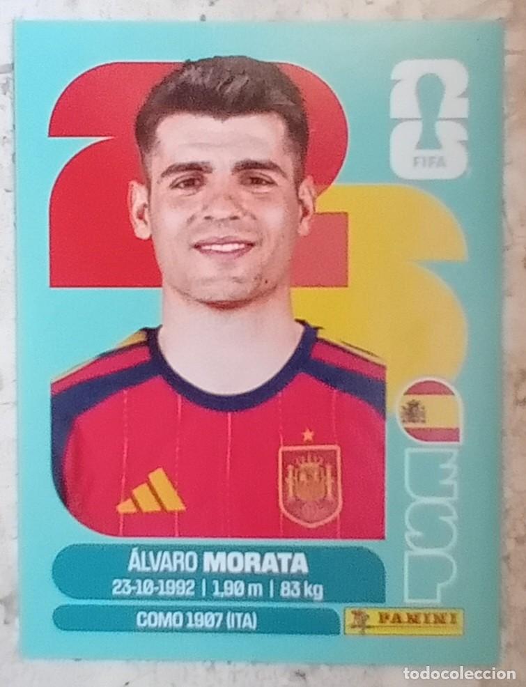 Cromos de F&uacute;tbol: Figurina Panini 2026 Fifa Cromo World Cup Usa Mundial 2026 &Aacute;lvaro Morata Espa&ntilde;a n ESP 19