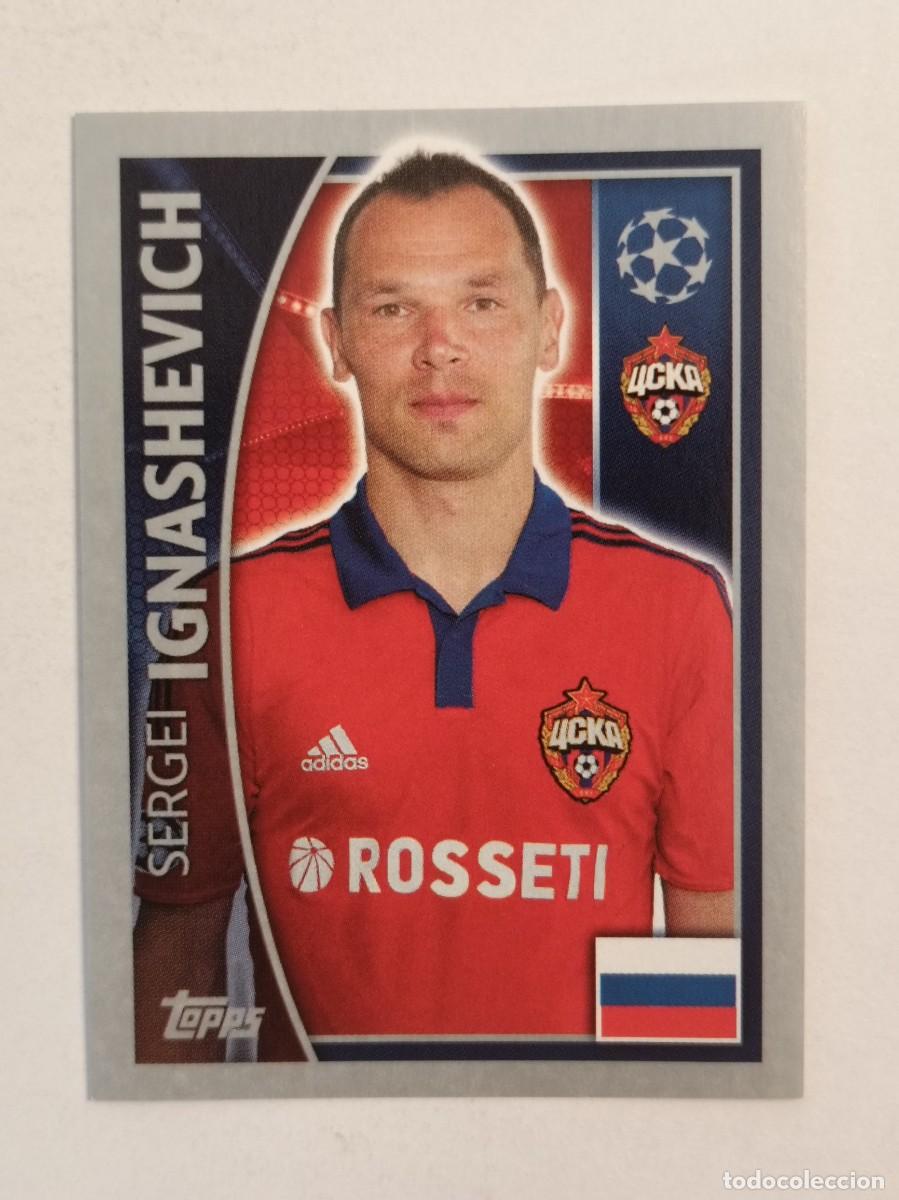 Cromos de F&uacute;tbol: #122 IGNASHEVICH (C.S.K.A. MOSCU) UEFA CHAMPIONS LEAGUE 2015/2016 TOPPS