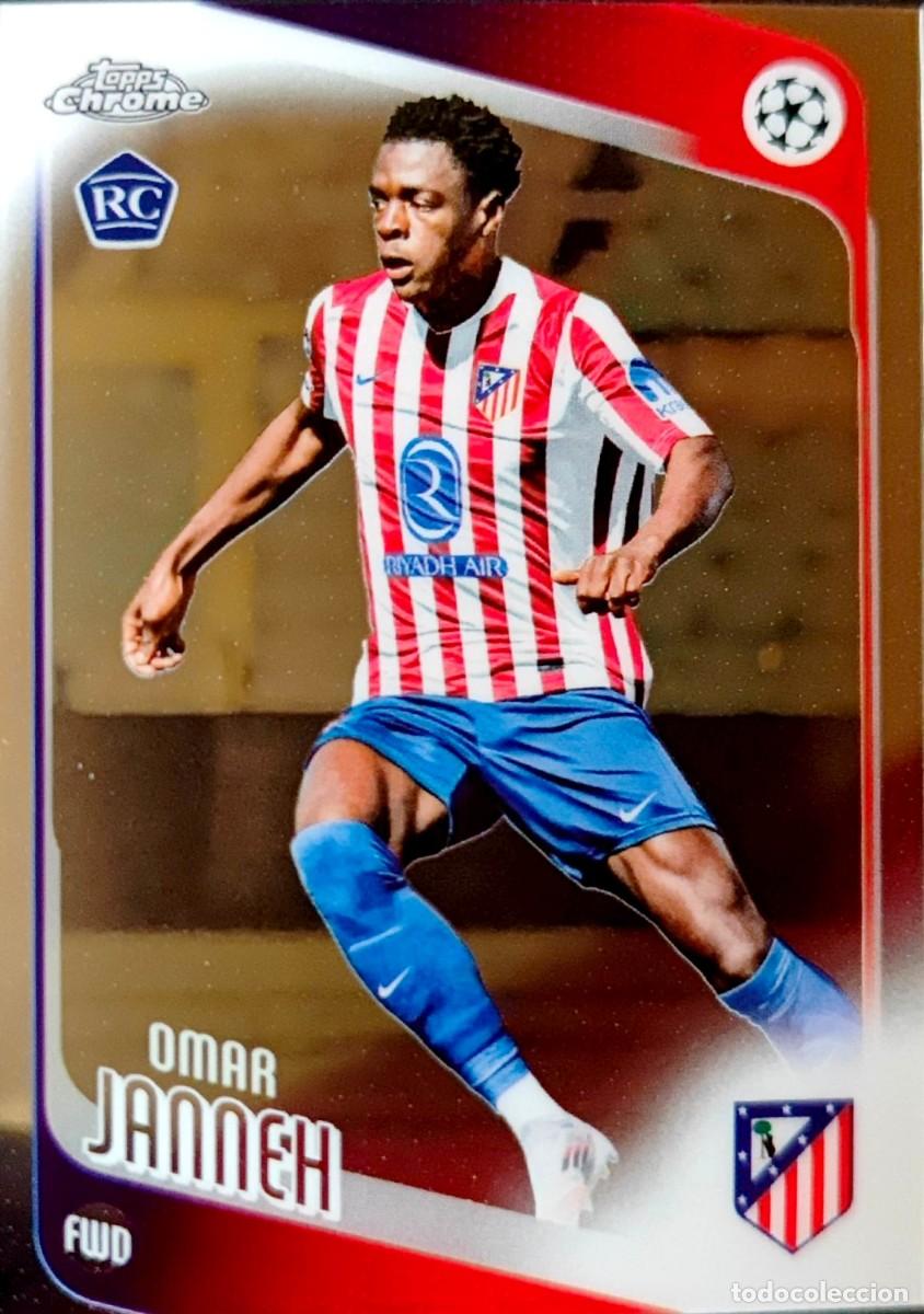 Cromos de F&uacute;tbol: 137 Omar Janneh - Atletico de Madrid - ROOKIE CARD - Topps Chrome UCC Flagship 2025 2026 25 26