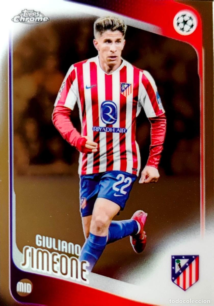 Cromos de F&uacute;tbol: 100 Giuliano Simeone - Atletico de Madrid - Topps Chrome UCC Flagship 2025 2026 25 26