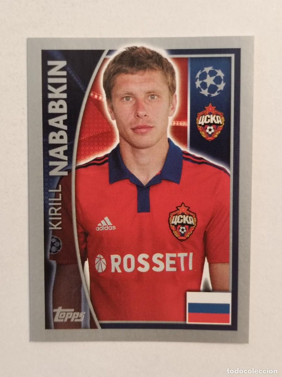 Cromos de F&uacute;tbol: #124 NABABKIN (C.S.K.A. MOSCU) UEFA CHAMPIONS LEAGUE 2015/2016 TOPPS