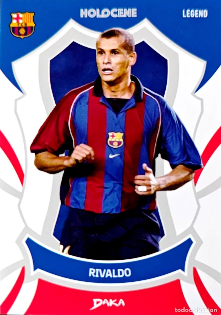 Cromos de F&uacute;tbol: HO-27 Rivaldo - FC Barcelona - LEGEND - DAKA Holocene 2024 2025 24 25