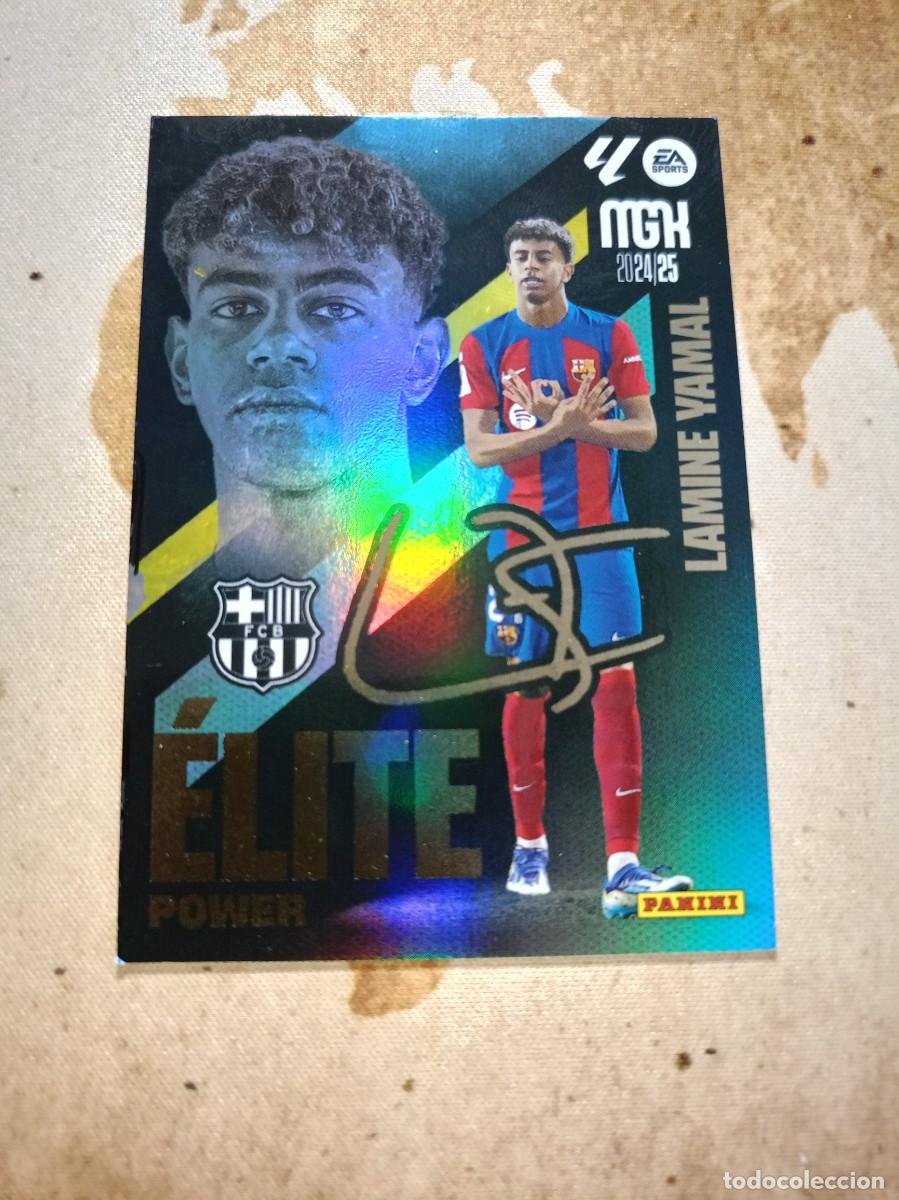 Cromos de F&uacute;tbol: # &Eacute;lite Power P7 LAMINE YAMAL Megacracks 2024-25