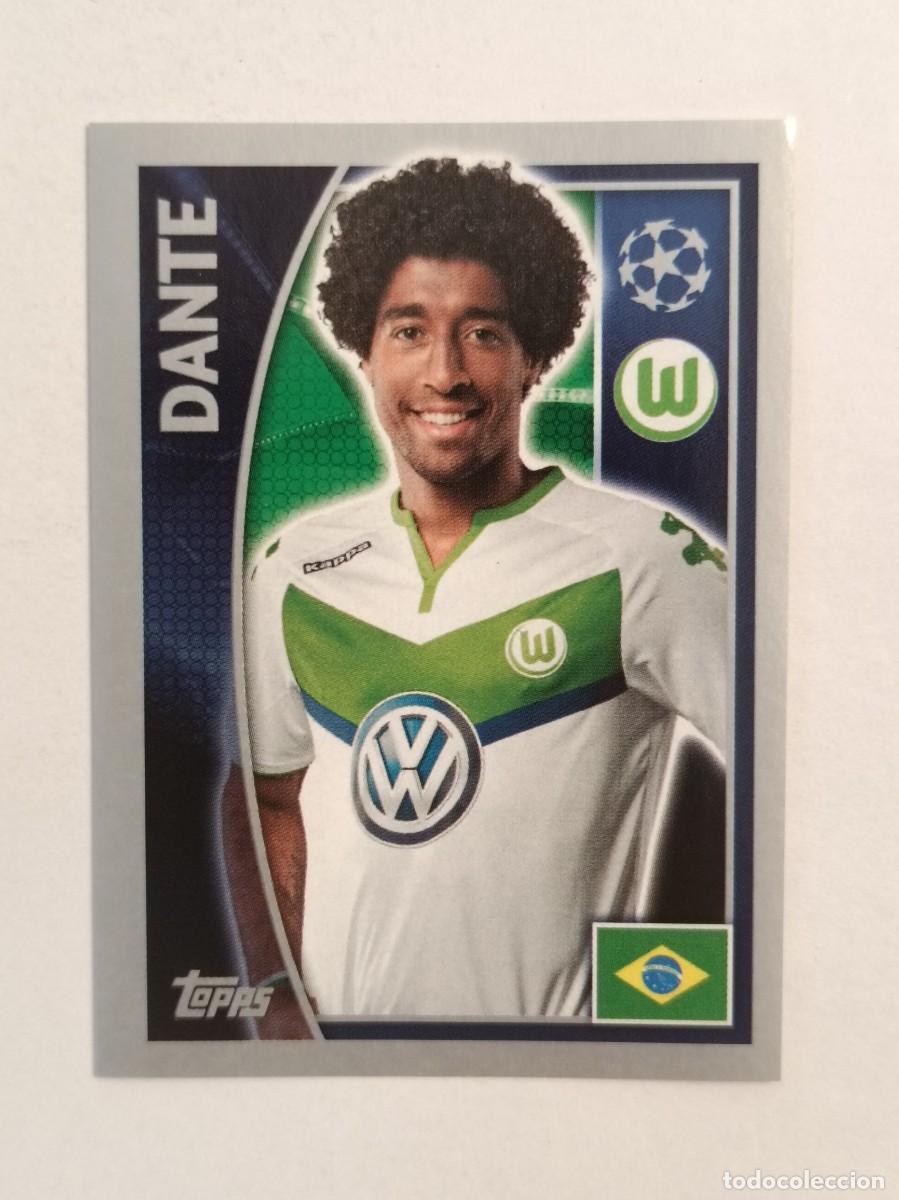 Cromos de F&uacute;tbol: #138 DANTE (WOLFSBURG) UEFA CHAMPIONS LEAGUE 2015/2016 TOPPS