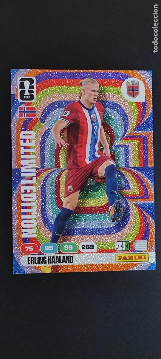 Cromos de F&uacute;tbol: ADRENALYN XL FIFA WORLD CUP 2026 CARD LIMITED EDITION HAALAND NORUEGA # PANINI