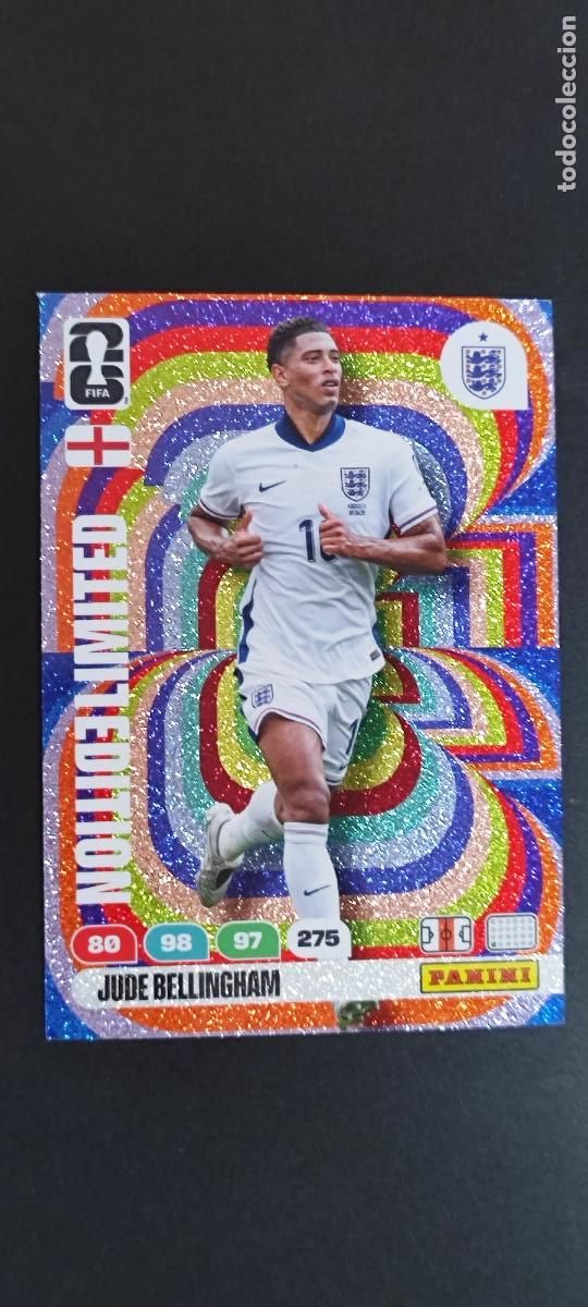 Cromos de F&uacute;tbol: ADRENALYN XL FIFA WORLD CUP 2026 CARD LIMITED EDITION BELLINGHAM INGLATERRA # PANINI