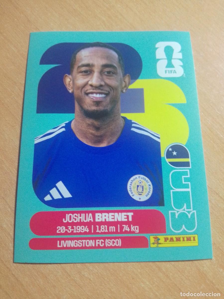 Cromos de F&uacute;tbol: JOSHUA BRENET CURA&Ccedil;AO CUW 6 MUNDIAL FIFA WORLD CUP 2026 26 PANINI STICKERS NUEVO
