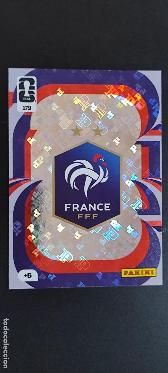 Cromos de F&uacute;tbol: ADRENALYN XL FIFA WORLD CUP 2026 CARD ESCUDO FRANCIA # 179 PANINI