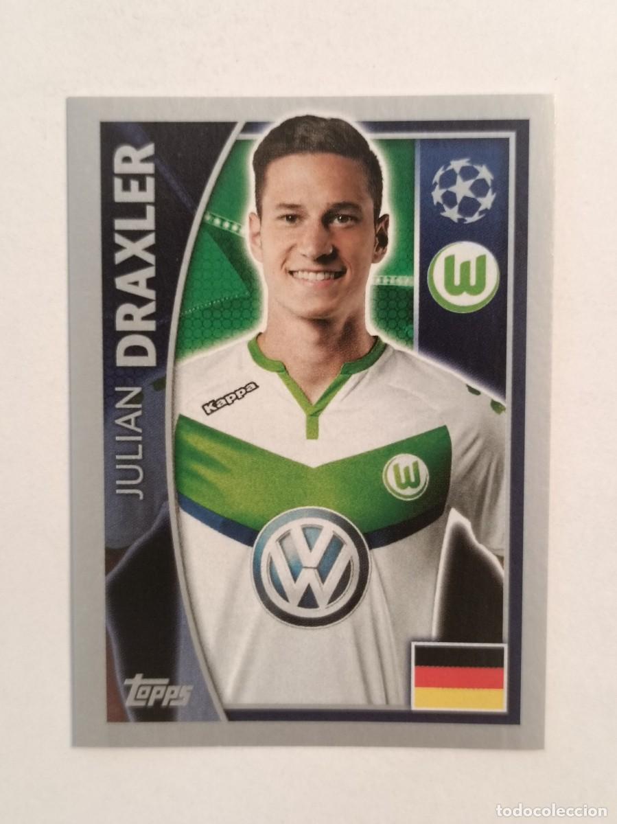 Cromos de F&uacute;tbol: #142 DRAXLER (WOLFSBURG) UEFA CHAMPIONS LEAGUE 2015/2016 TOPPS