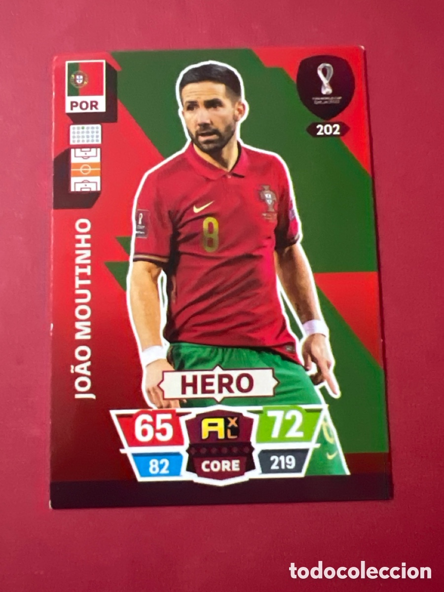 Cromos de F&uacute;tbol: C5725. 202 JOAO MOUTINHO PORTUGAL HERO ADRENALYN XL MUNDIAL WORLD CUP QATAR 2022 PANINI 22