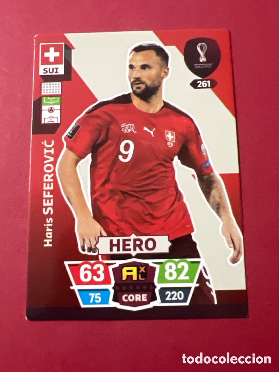 Cromos de F&uacute;tbol: C5734. N&deg; 261 Seferovic - Suiza - Hero - Adrenalyn XL Qatar 2022 - Panini 22