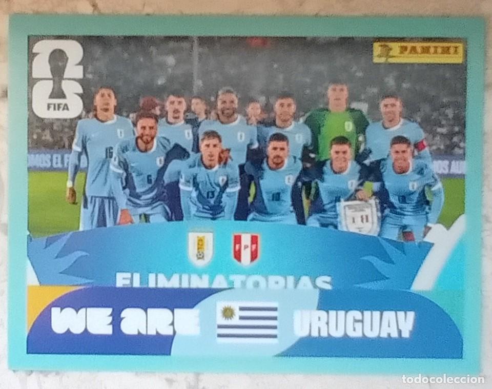 Cromos de F&uacute;tbol: Figurina Panini 2026 Cromo World Cup Usa Mundial 2026 squadra alineaci&oacute;n team Uruguay n URU 13