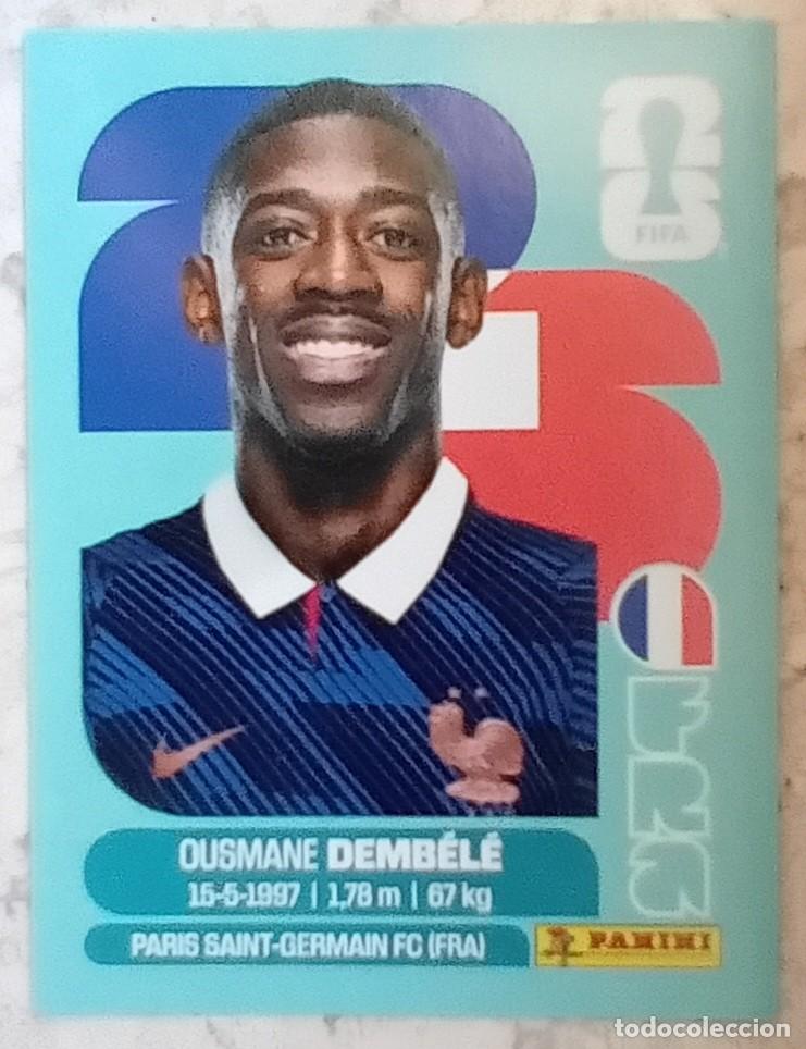 Cromos de F&uacute;tbol: Figurina Panini 2026 Cromo World Cup Usa Mundial 2026 Ousmane Demb&eacute;l&eacute; France n FRA 15