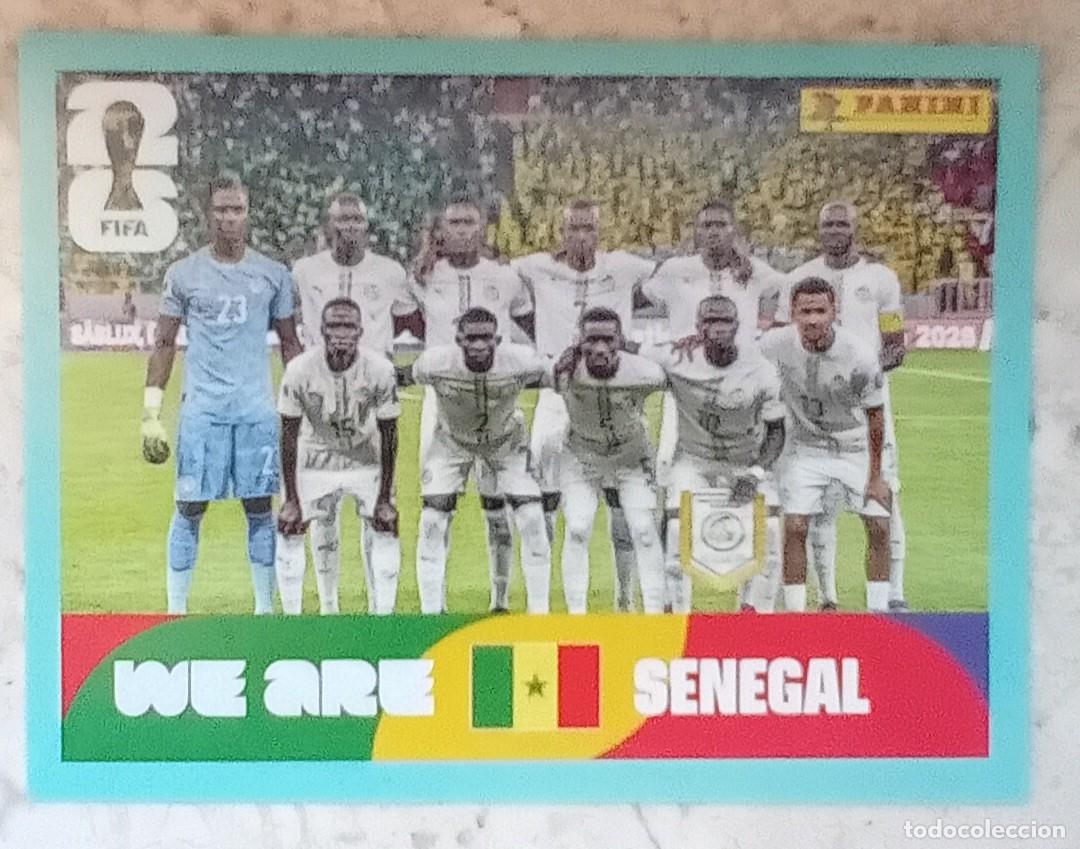 Cromos de F&uacute;tbol: Figurina Panini 2026 Cromo World Cup Usa Mundial 2026 squadra alineaci&oacute;n team Senegal n SEN 14