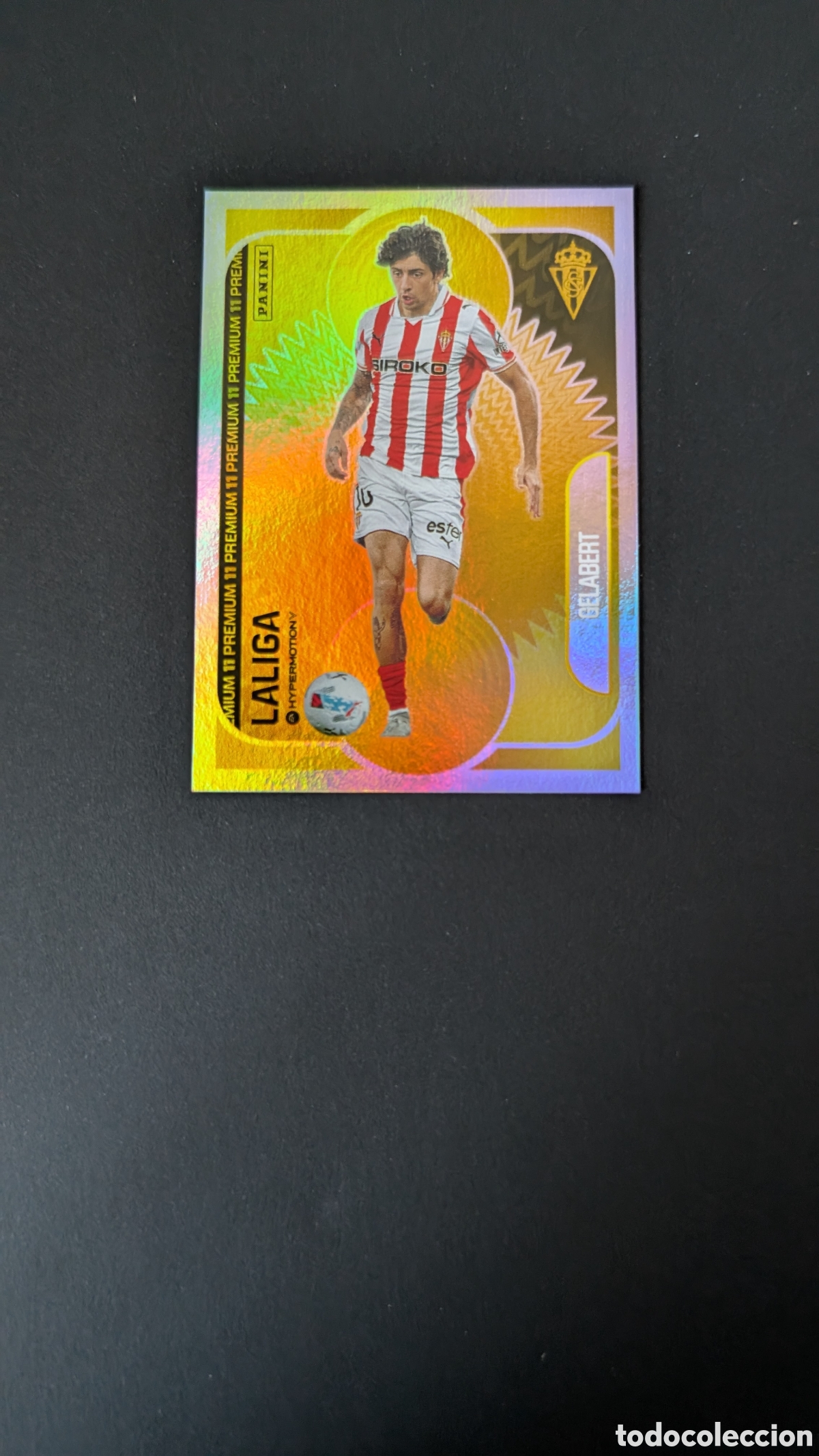 Cromos de F&uacute;tbol: GELABERT SPORTING PREMIUM HYPERMOTION SEGUNDA 2 DIVISION LIGA 2025/2026 25 26 NUNCA PEGADO SIN PEGAR