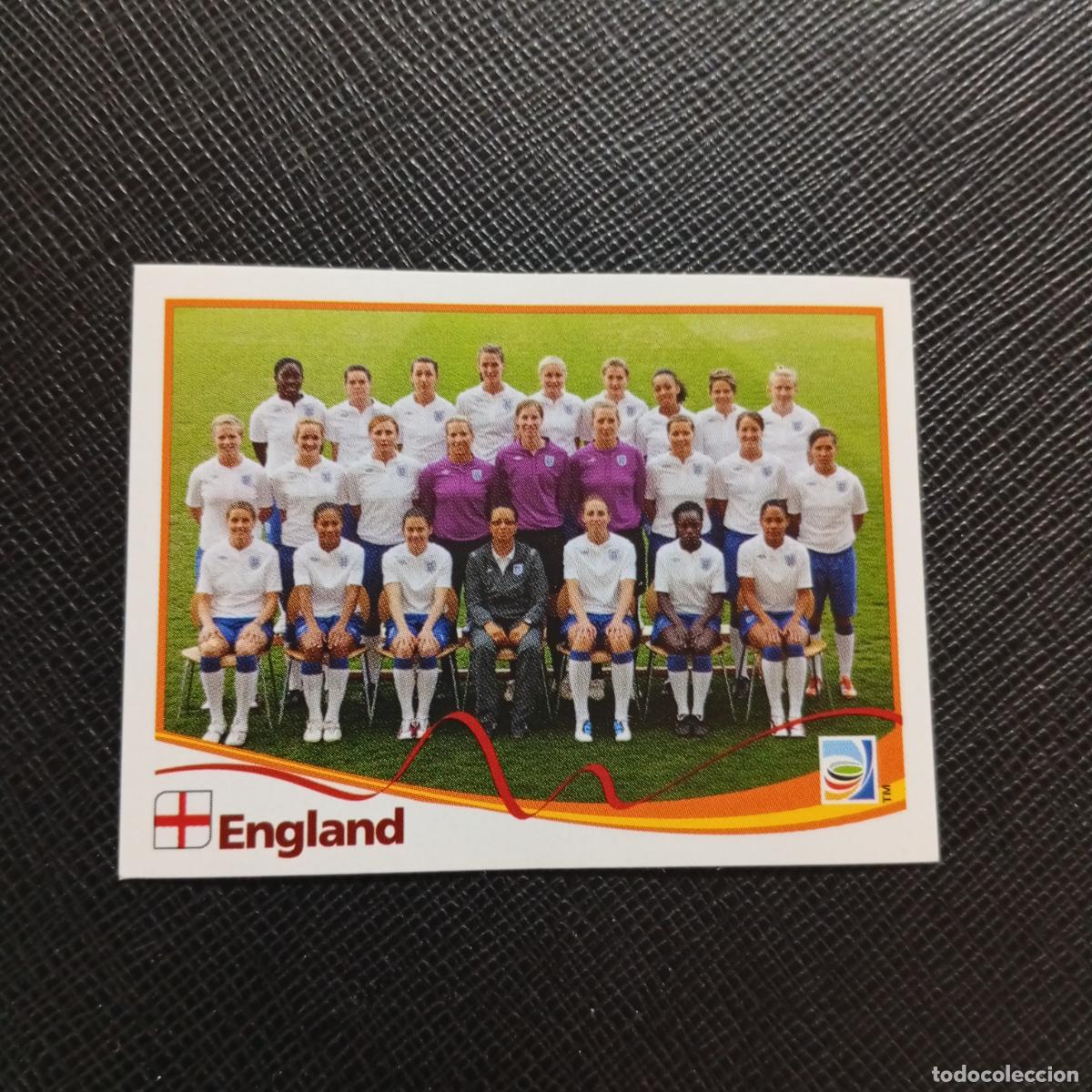 Figurine di Calcio: 160 PLANTILLA INGLATERRA PANINI FEMENINO WOMEN&acute;S MUNDIAL 2011 ALEMANIA 11 - SIN PEGAR A205 PG75