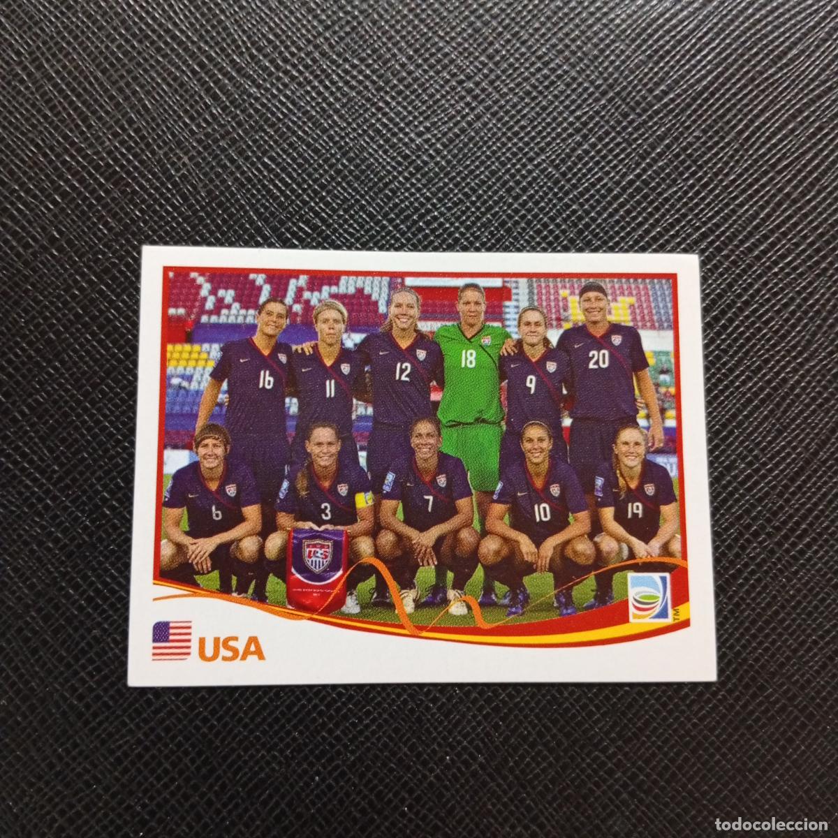 Cromos de F&uacute;tbol: 179 ALINEACION USA PANINI FEMENINO WOMEN&acute;S MUNDIAL 2011 ALEMANIA 11 - SIN PEGAR A205 PG76