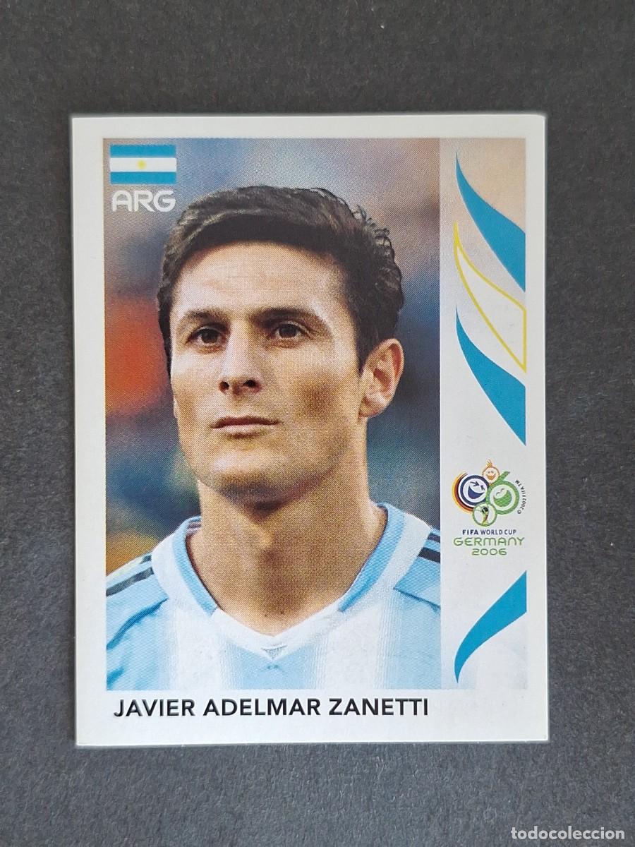 Cromos de F&uacute;tbol: L2 JAVIER A. ZANETTI SELECCION ARGENTINA 176 PANINI MUNDIAL ALEMANIA 2006 NUNCA PEGADO SIN PEGAR