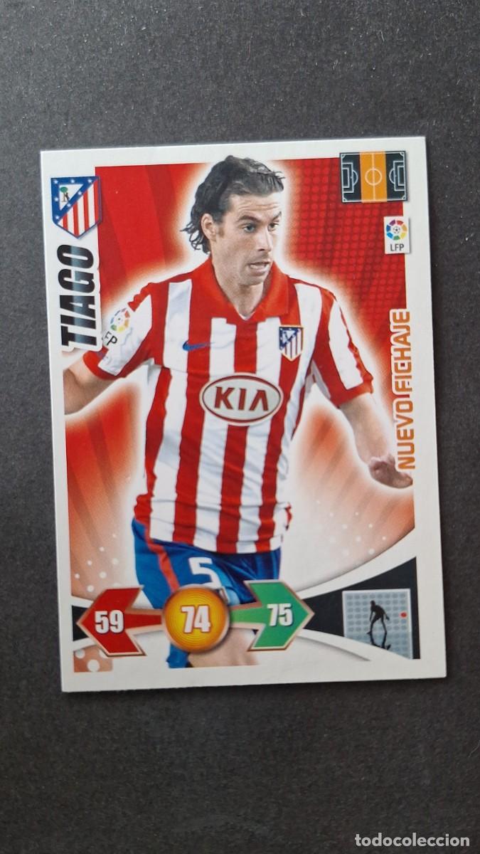 Cromos de F&uacute;tbol: L3 TIAGO ATLETICO DE MADRID NUEVO FICHAJE ADRENALYN XL LIGA 2009 2010 09 10 PANINI
