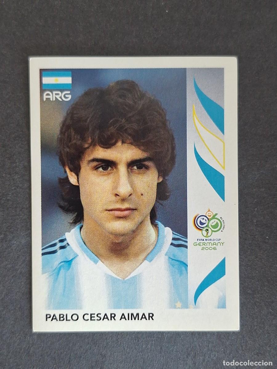 Cromos de F&uacute;tbol: L2 PABLO CESAR AIMAR SELECCION ARGENTINA 177 PANINI MUNDIAL ALEMANIA 2006 NUNCA PEGADO SIN PEGAR