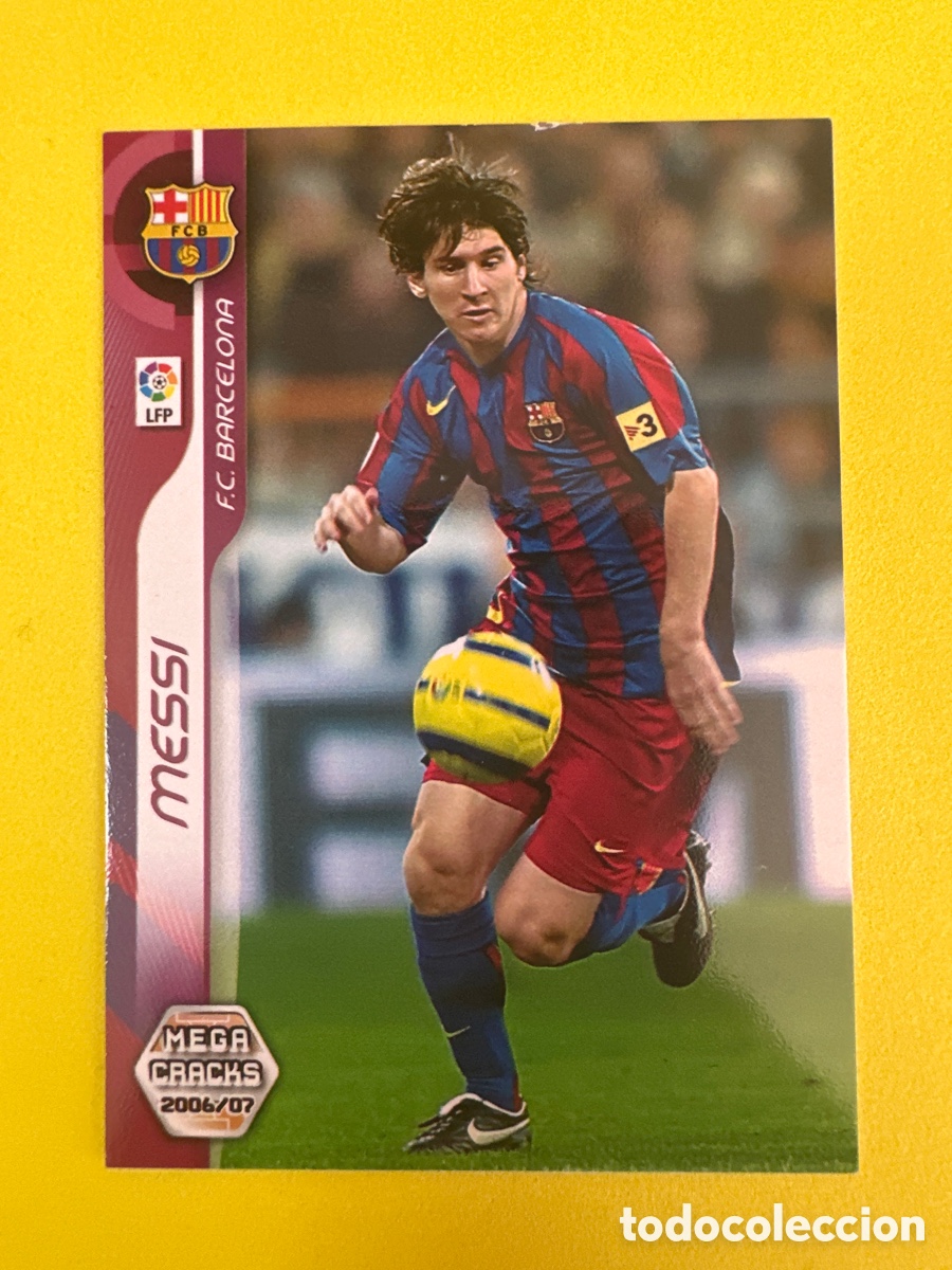 Football Stickers: 54 MESSI MEGACRACKS 2006-2007