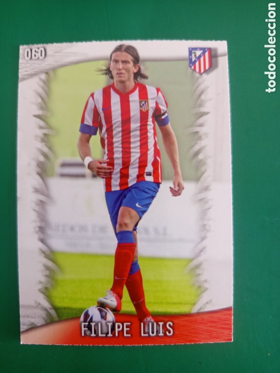 Fu&szlig;ball-Sticker: ❇️ CROMO ⚽ FILIPE LUIS ATL&Eacute;TICO DE MADRID 60 FICHAS LIGA QUIZ GAME 2014 13 14 2013 MUNDICROMO ❇️