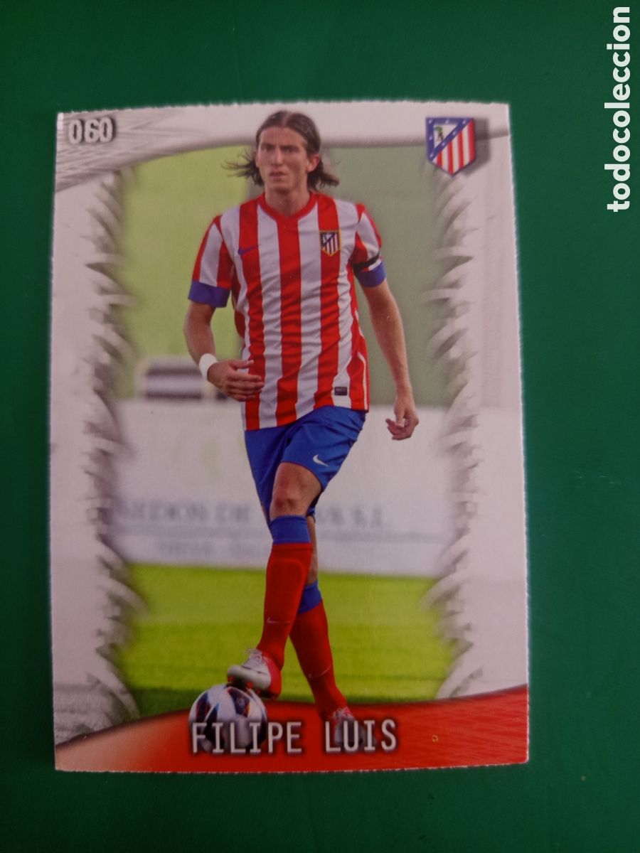 Fu&szlig;ball-Sticker: ❇️ CROMO ⚽ FILIPE LUIS ATL&Eacute;TICO DE MADRID 60 FICHAS LIGA QUIZ GAME 2014 13 14 2013 MUNDICROMO ❇️