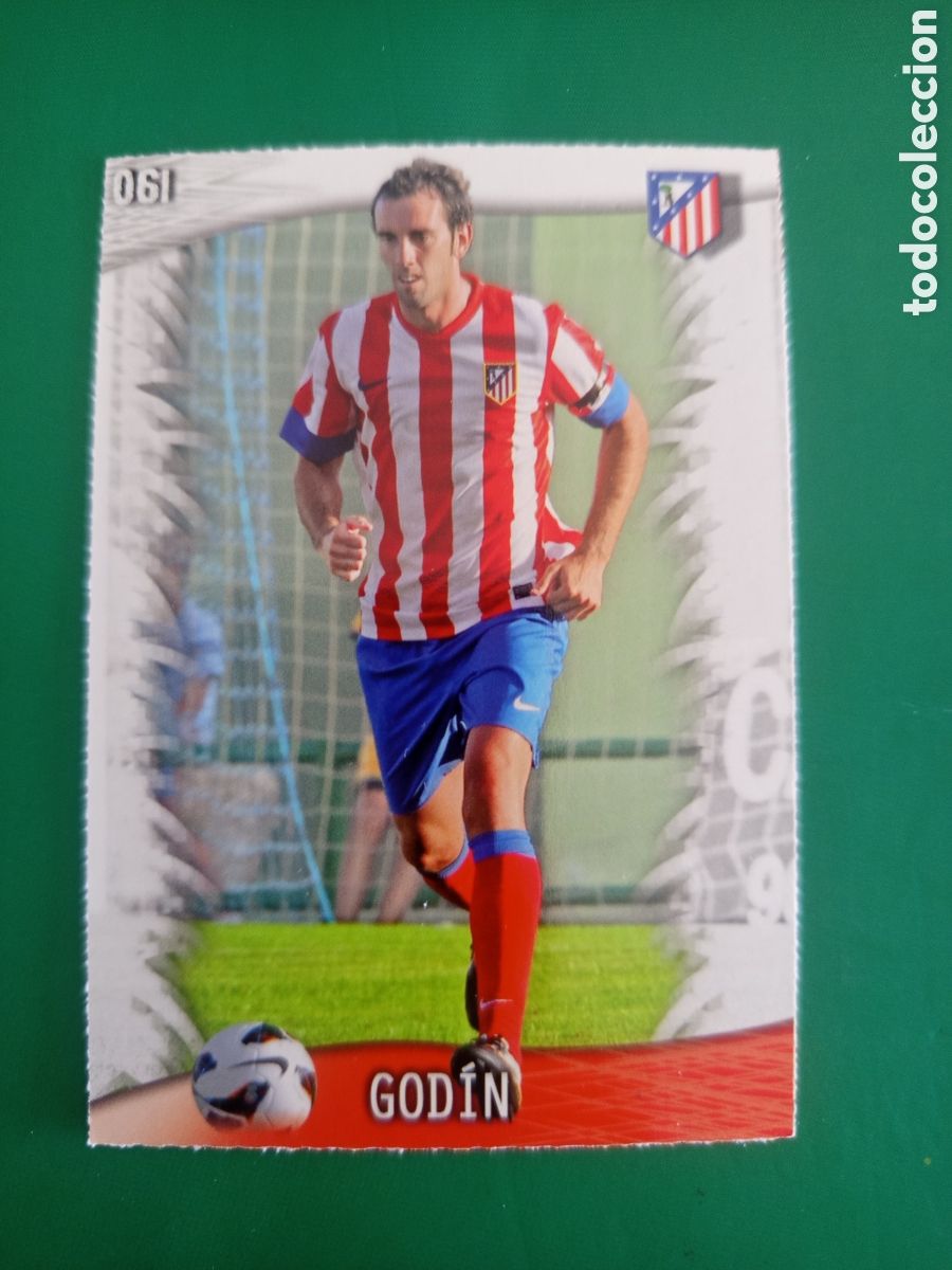 Fu&szlig;ball-Sticker: ❇️ CROMO ⚽ GOD&Iacute;N ATL&Eacute;TICO DE MADRID 61 FICHAS LIGA QUIZ GAME 2014 13 14 2013 MUNDICROMO ❇️