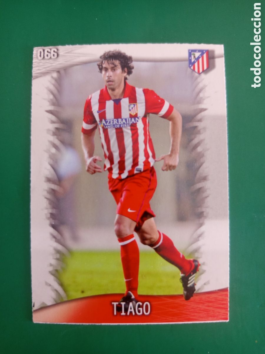 Cromos de F&uacute;tbol: ❇️ CROMO ⚽ TIAGO ATL&Eacute;TICO DE MADRID 66 FICHAS LIGA QUIZ GAME 2014 13 14 2013 2014 MUNDICROMO ❇️