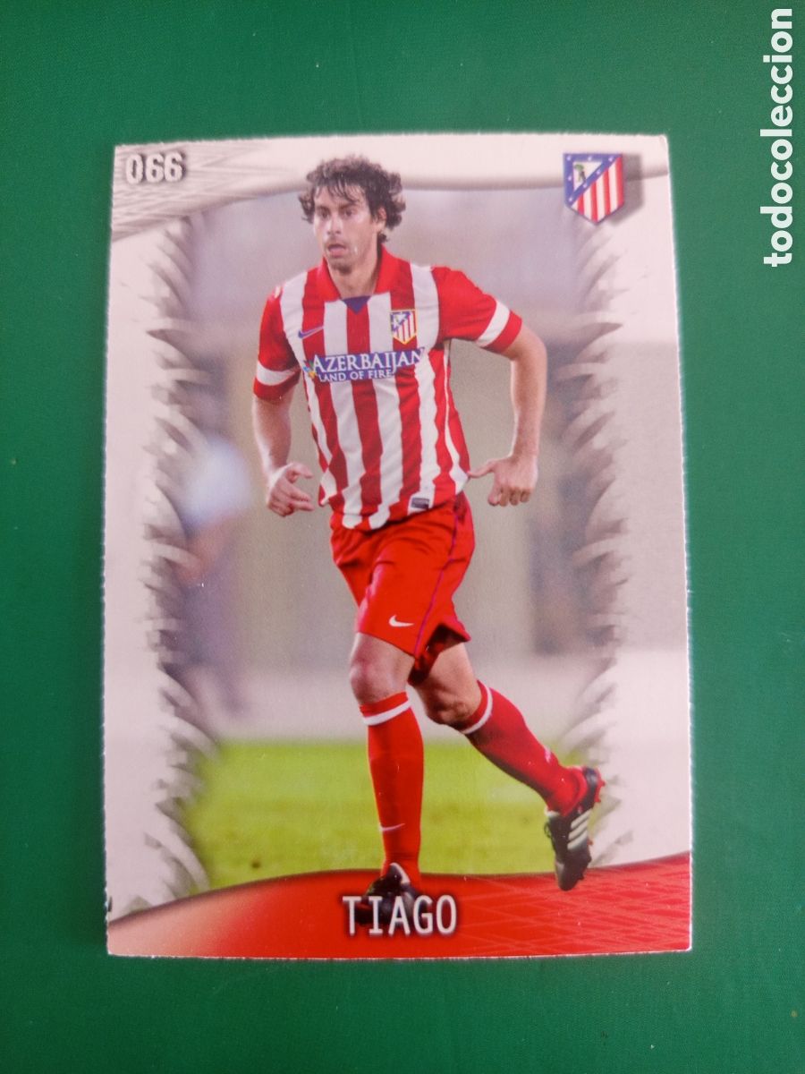 Cromos de F&uacute;tbol: ❇️ CROMO ⚽ TIAGO ATL&Eacute;TICO DE MADRID 66 FICHAS LIGA QUIZ GAME 2014 13 14 2013 2014 MUNDICROMO ❇️