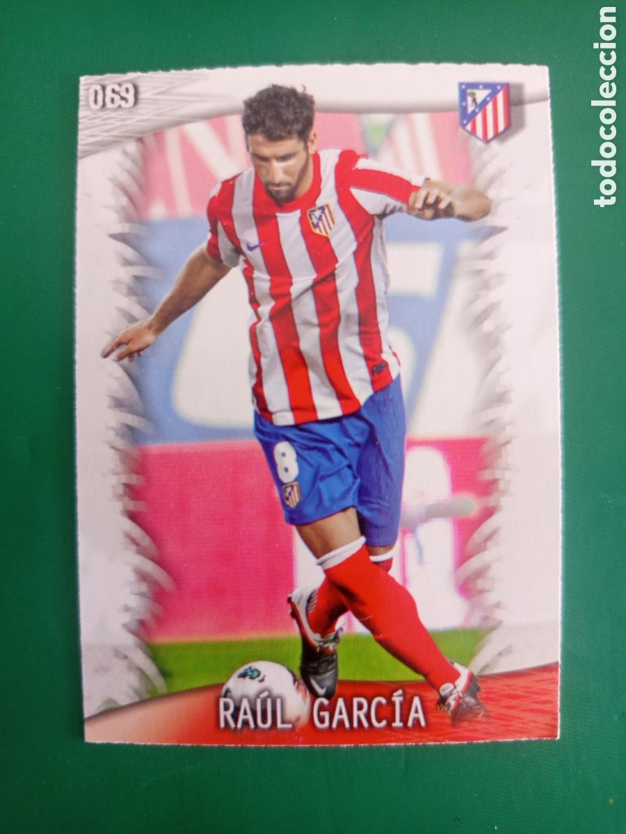Figurine di Calcio: ❇️ CROMO ⚽ RA&Uacute;L GARC&Iacute;A ATL&Eacute;TICO DE MADRID 69 FICHAS LIGA QUIZ GAME 2014 13 14 2013 MUNDICROMO ❇️