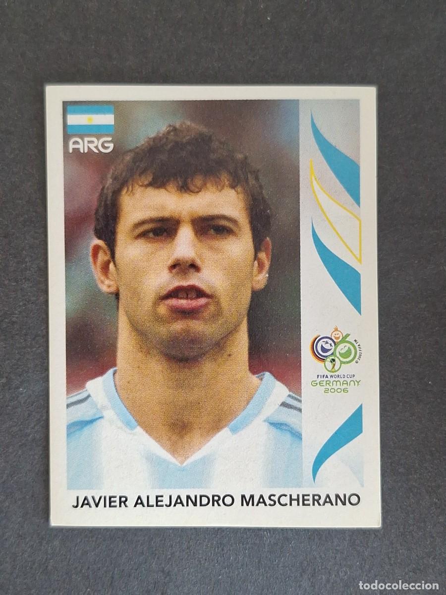 Cromos de F&uacute;tbol: L2 JAVIER A. MASCHERANO SELECCION ARGENTINA 180 PANINI MUNDIAL ALEMANIA 2006 NUNCA PEGADO SIN PEGAR