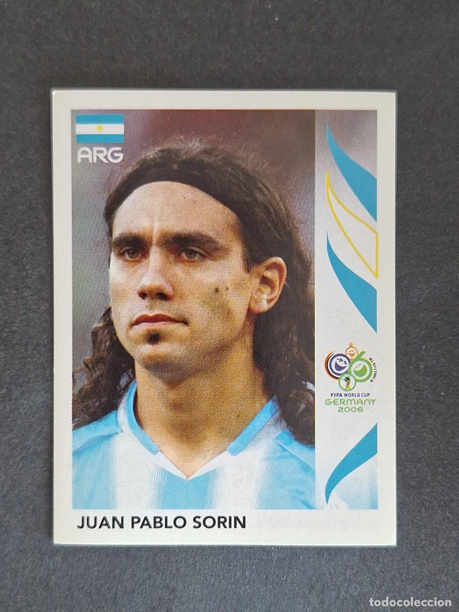 Cromos de F&uacute;tbol: L2 JUAN PABLO SORIN SELECCION ARGENTINA 182 PANINI MUNDIAL ALEMANIA 2006 NUNCA PEGADO SIN PEGAR
