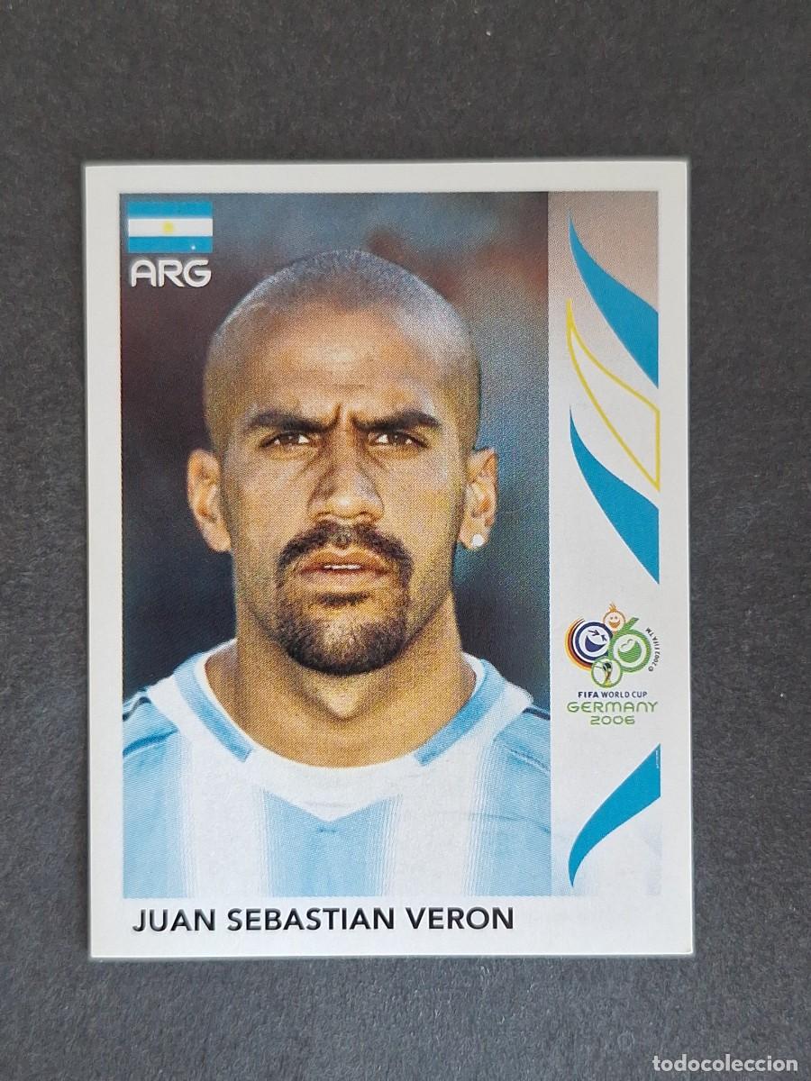 Cromos de F&uacute;tbol: L2 JUAN SEBASTIAN VERON SELECCION ARGENTINA 183 PANINI MUNDIAL ALEMANIA 2006 NUNCA PEGADO SIN PEGAR