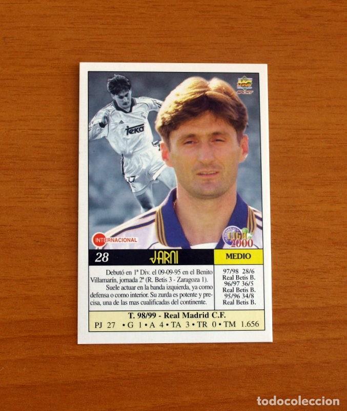 Fu&szlig;ball-Sticker: Real Madrid - N&ordm; 28, Jarni - Baja - Mundicromo Las Fichas de la Liga 1999-2000, 99-00 -Mundi Cromo