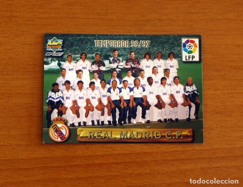 Fu&szlig;ball-Sticker: Real Madrid -N&ordm; 91 Plantilla-Equipo -Mundicromo Las Fichas de la Liga de F&uacute;tbol 1996-1997-96-97
