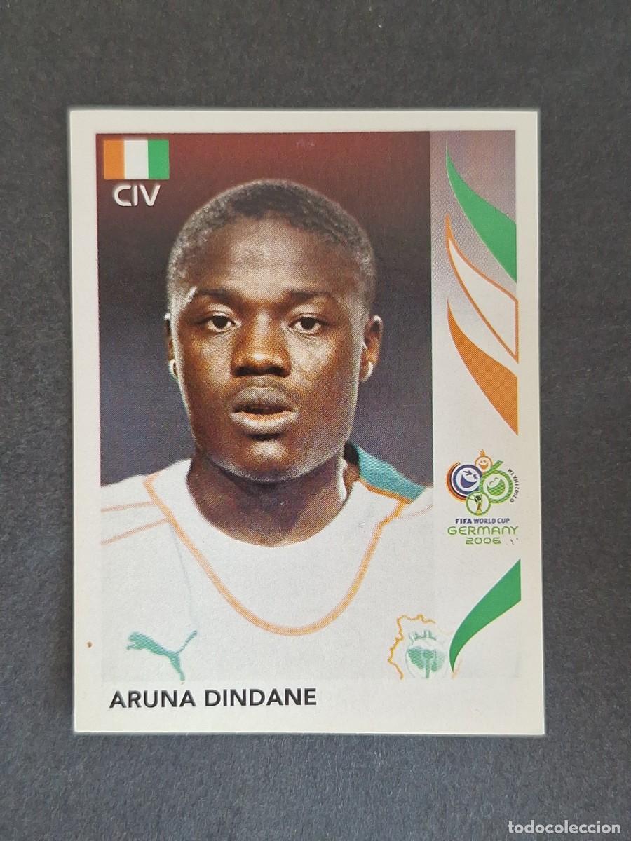 Fu&szlig;ball-Sticker: L2 ARUNA DINDANE SELECCION COSTA DE MARFIL 204 PANINI MUNDIAL ALEMANIA 2006 NUNCA PEGADO