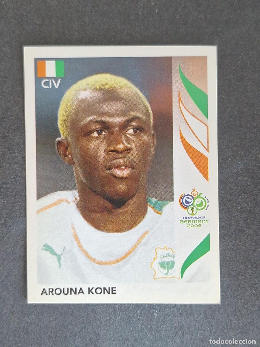 Fu&szlig;ball-Sticker: L2 AROUNA KONE SELECCION COSTA DE MARFIL 206 PANINI MUNDIAL ALEMANIA 2006 NUNCA PEGADO