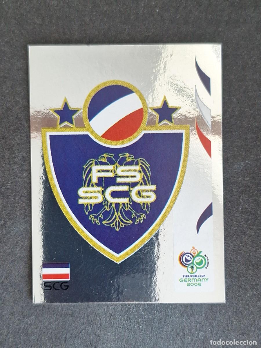 Fu&szlig;ball-Sticker: L2 ESCUDO SELECCION SERBIA Y MONTENEGRO 208 PANINI MUNDIAL ALEMANIA 2006 NUNCA PEGADO