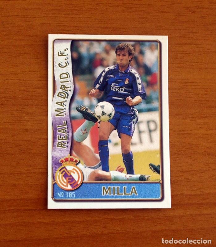 Cromos de Futebol: Real Madrid -N&ordm; 105 Milla -Mundicromo Las Fichas de la Liga de F&uacute;tbol 1996-1997-96-97