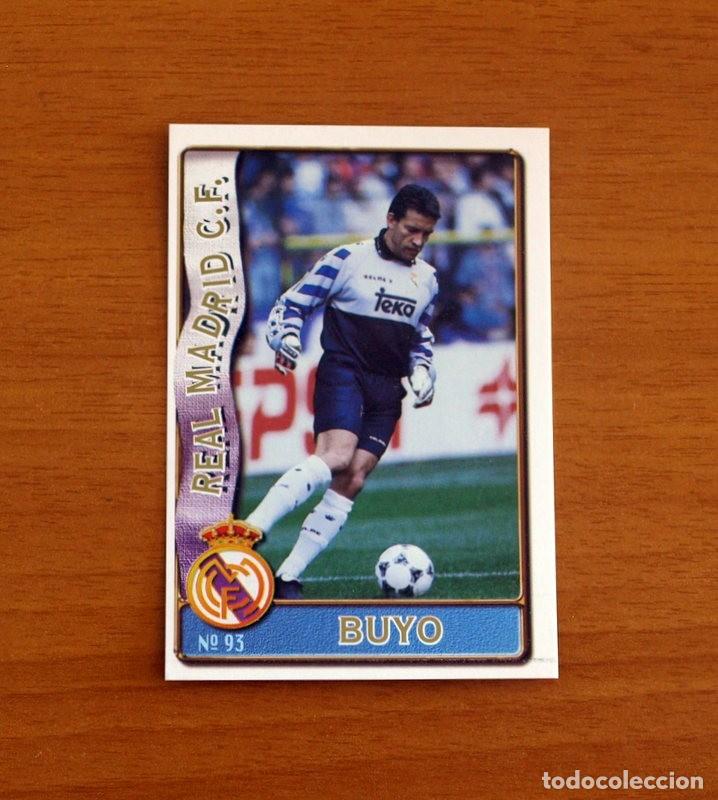 Cromos de F&uacute;tbol: Real Madrid -N&ordm; 93 Buyo -Mundicromo Las Fichas de la Liga de F&uacute;tbol 1996-1997-96-97