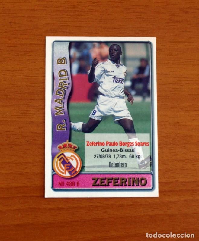Cromos de F&uacute;tbol: Real Madrid B-N&ordm; 480 Zeferino-Ismael -2&ordf; Divisi&oacute;n-Mundicromo Las Fichas de la Liga 1996-1997-96-97