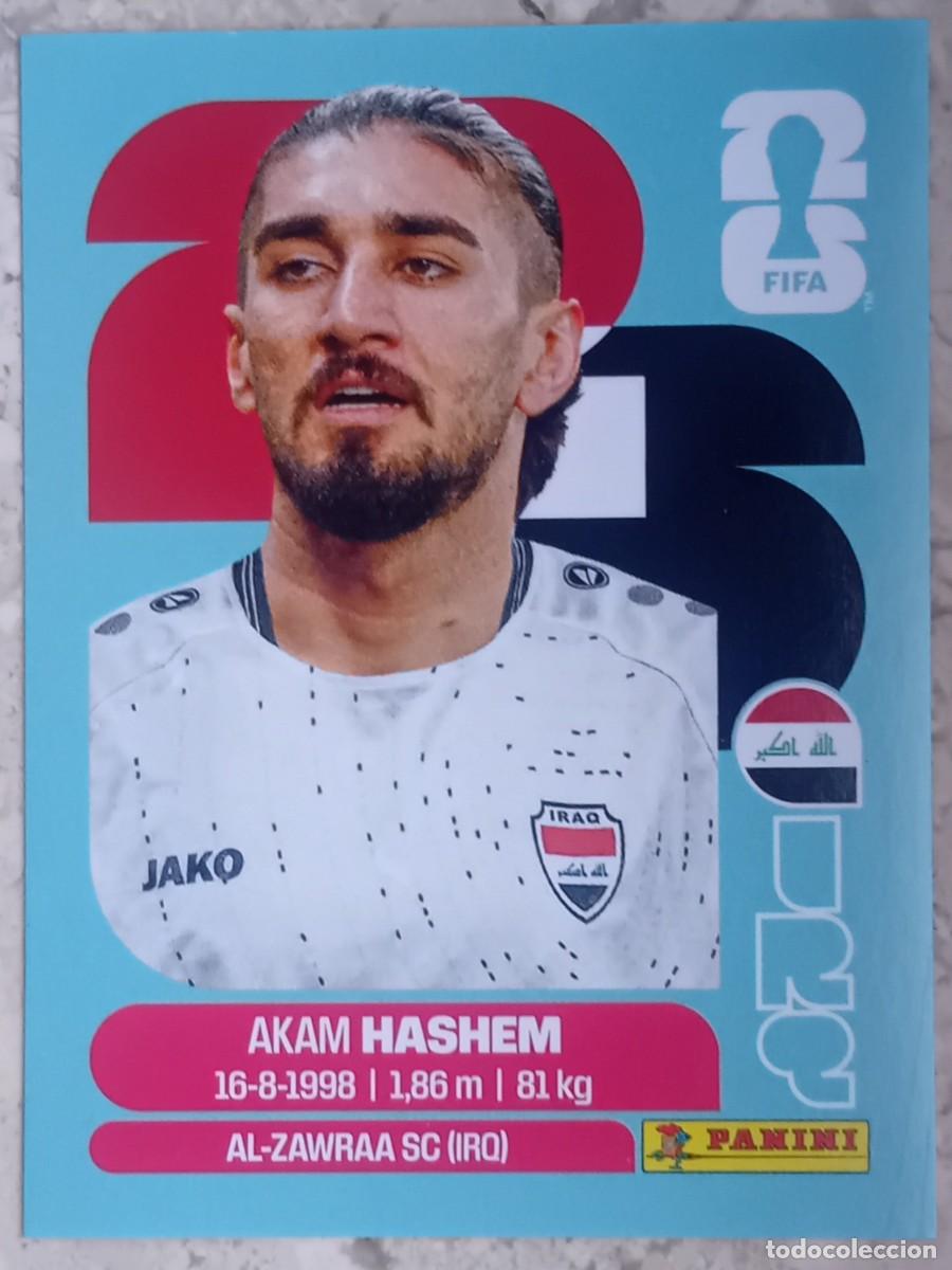 Cromos de F&uacute;tbol: Figurina Panini 2026 Cromo World Cup Usa Mundial 2026 Akam Hashem Iraq n IRQ 5