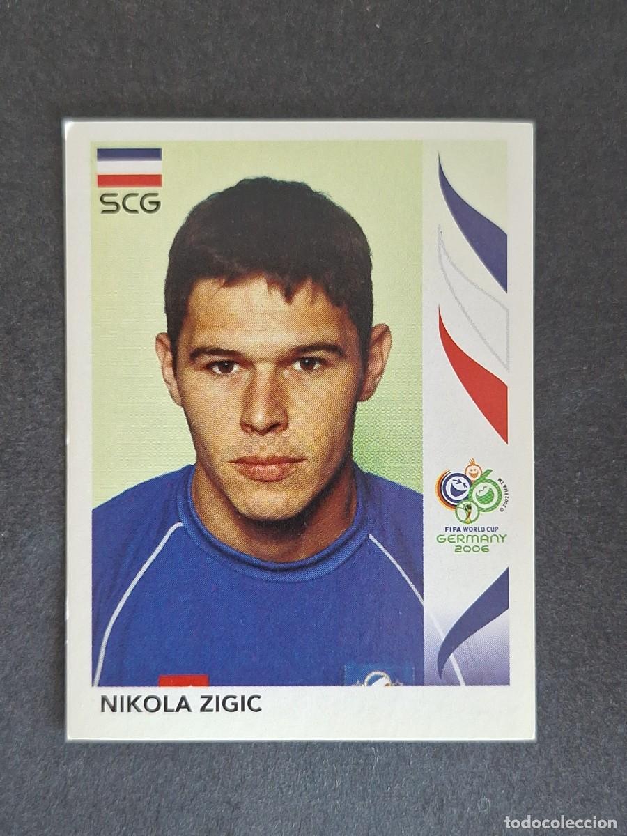 Cromos de F&uacute;tbol: L2 NIKOLA ZIGIC SELECCION SERBIA Y MONTENEGRO 225 PANINI MUNDIAL ALEMANIA 2006 NUNCA PEGADO