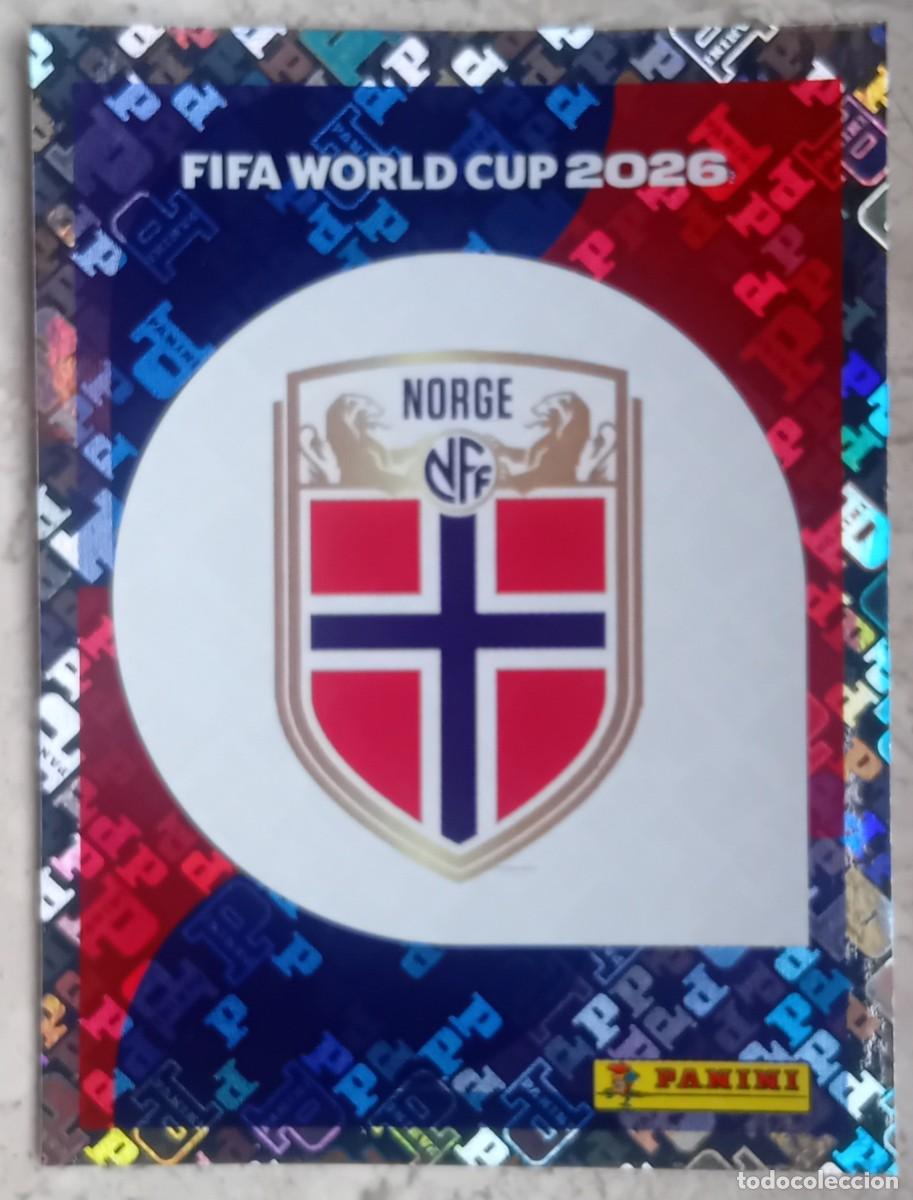 Cromos de Futebol: Figurina Panini 2026 Cromo World Cup Usa Mundial 2026 scudetto escudo badge Norway n NOR 1