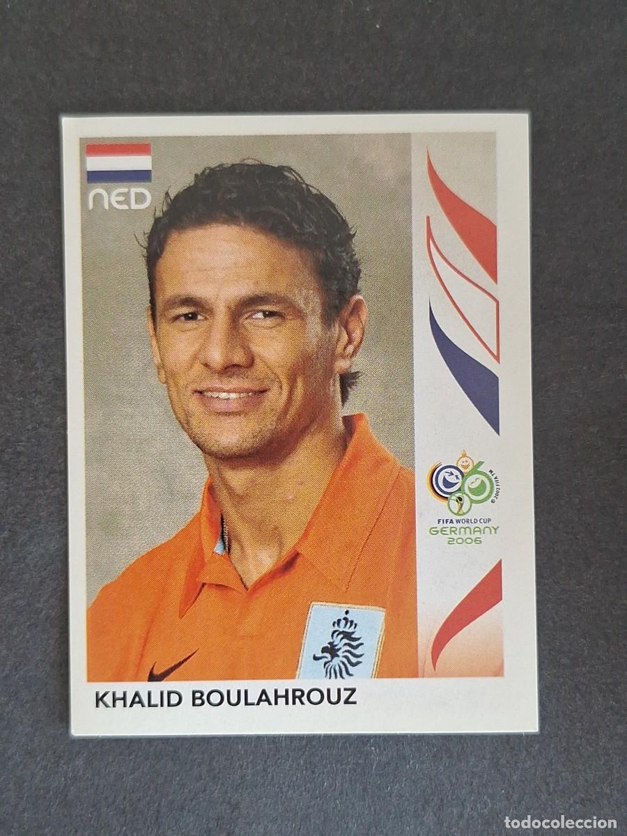 Cromos de Futebol: L2 KHALID BOULAHROUZ SELECCION HOLANDA 229 PANINI MUNDIAL ALEMANIA 2006 NUNCA PEGADO SIN PEGAR