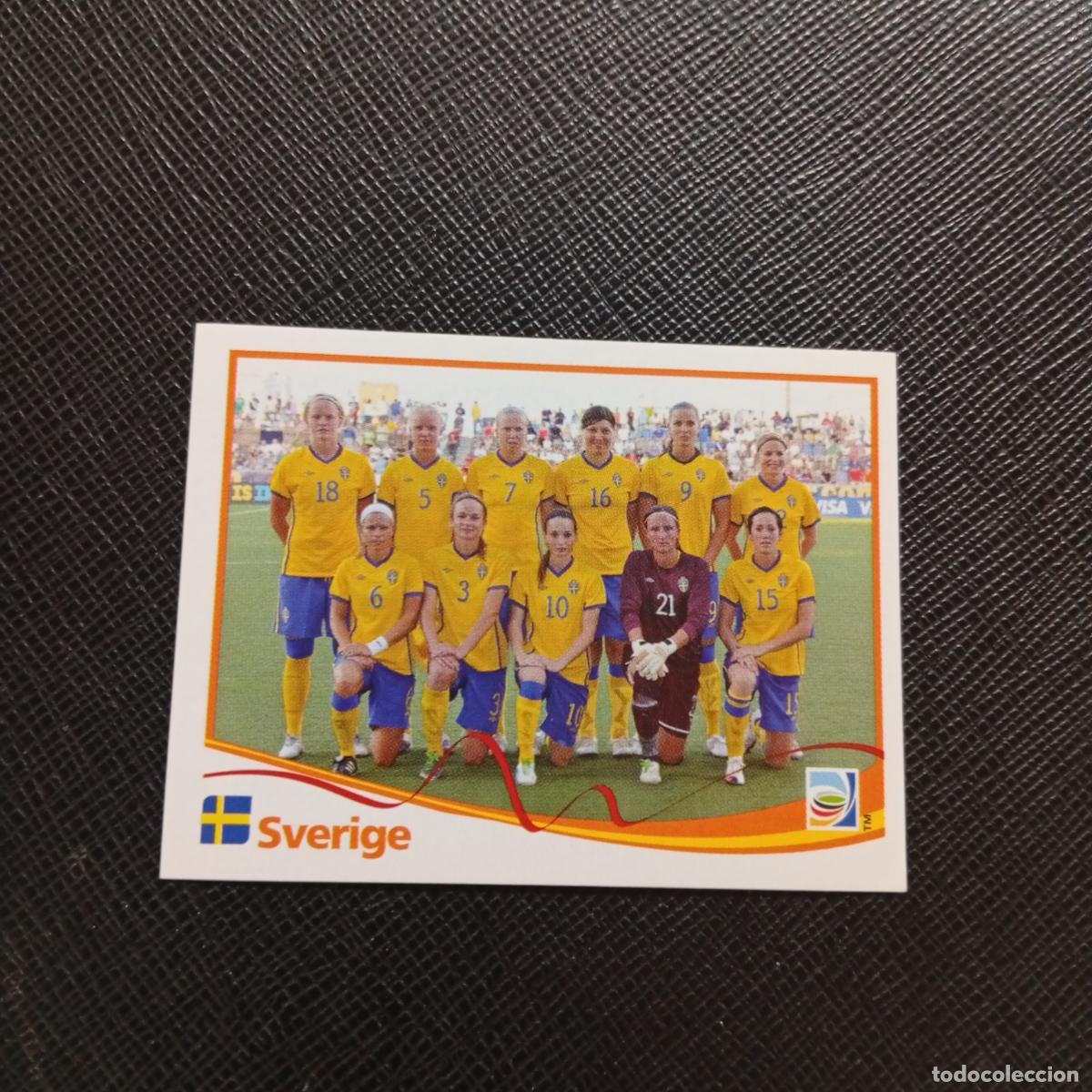 Cromos de Futebol: 236 ALINEACION SUECIA PANINI FEMENINO WOMEN&acute;S MUNDIAL 2011 ALEMANIA 11 - SIN PEGAR A101 PG262