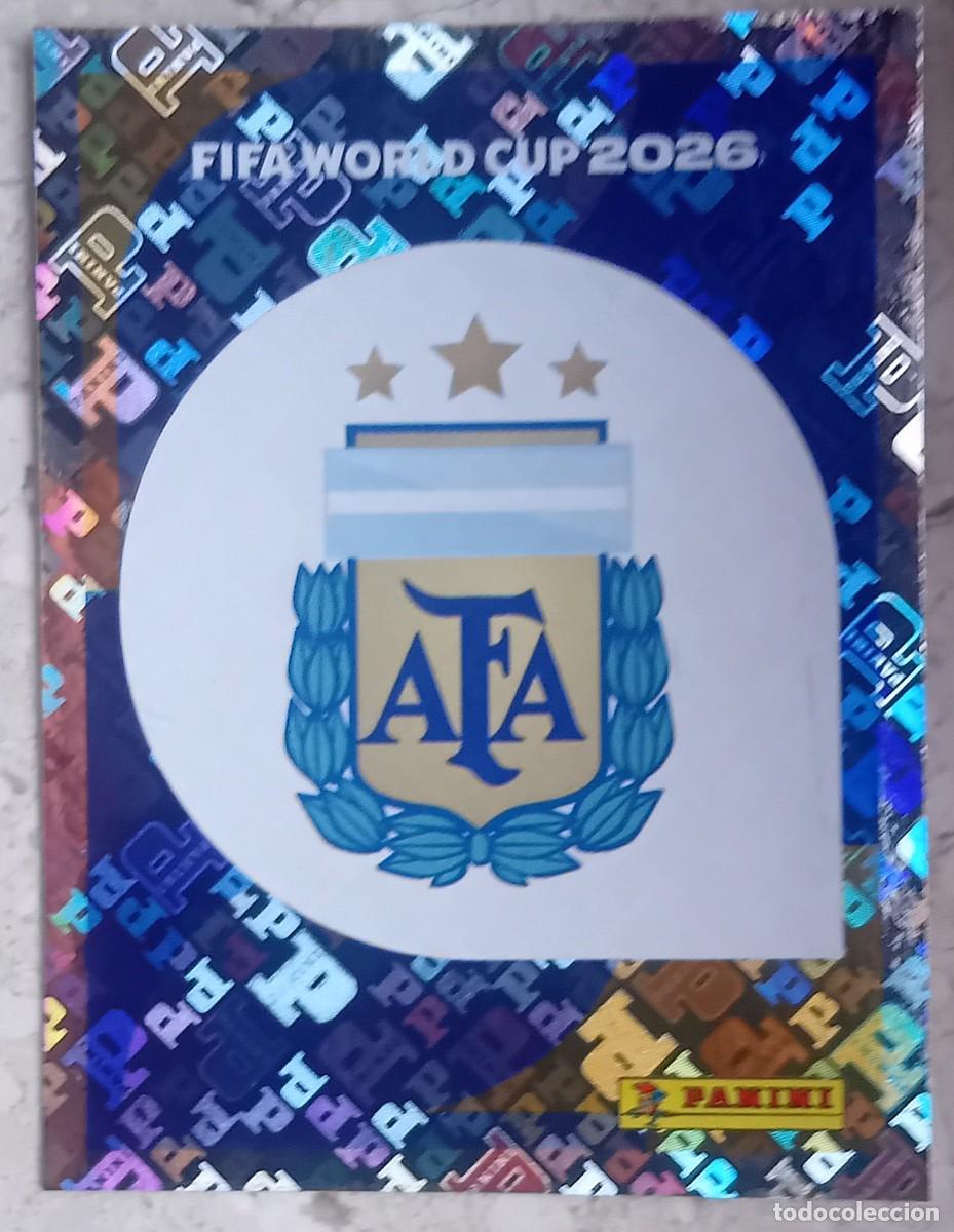 Cartes &agrave; collectionner de Football: Figurina Panini 2026 Cromo World Cup Usa Mundial 2026 scudetto escudo badge Argentina n ARG 1